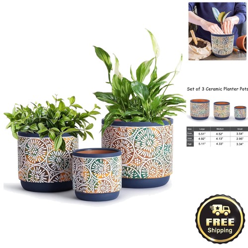 Handmade piece ceramic plant - handmade,
