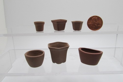 Dollhouse miniature brown - dollhouse,