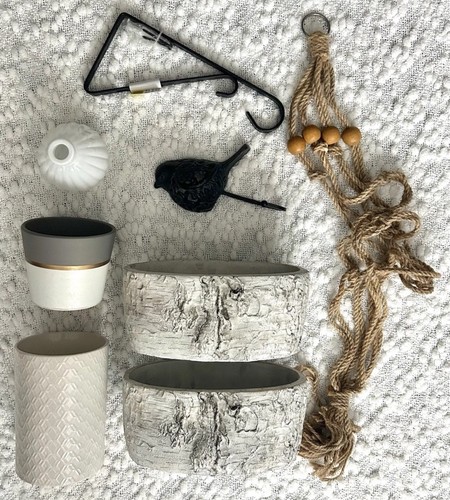 Assorted ceramic pots and - pots,